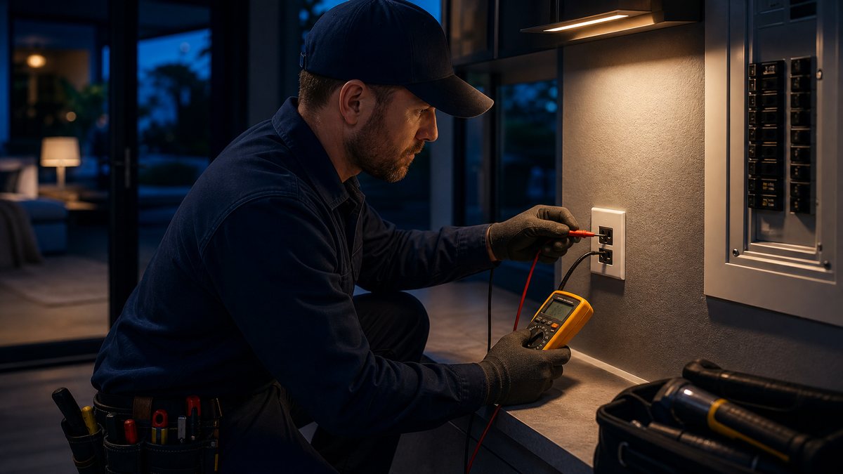 Residential electrical troubleshooting service
