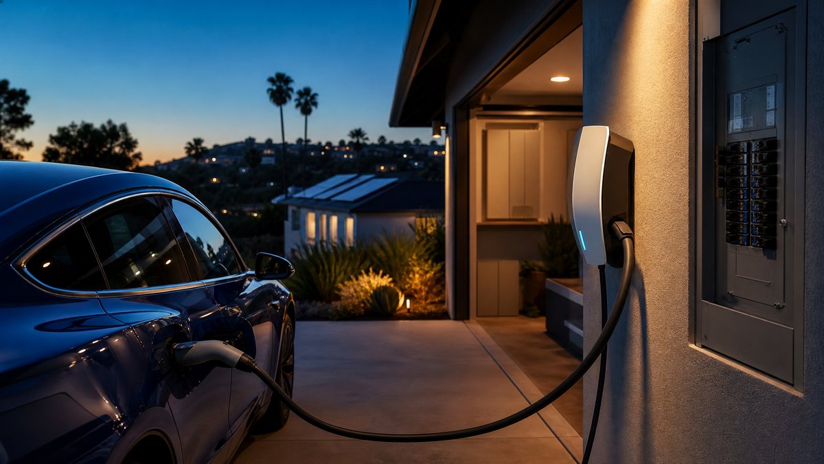 Home EV charger installation